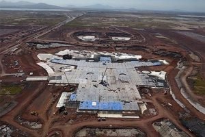 The construction is already ongoing or the Texcoco airport.