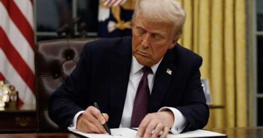 Executive order from President Trump
