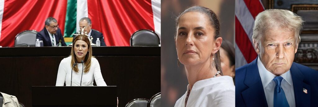 From podiums to politics: Sheinbaum, Marina del Pilar, and Trump caught in the storm over U.S. visa revocations.
