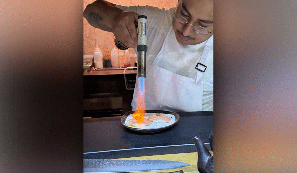 Precision and Fire: Where Nigiri Meets the Flame