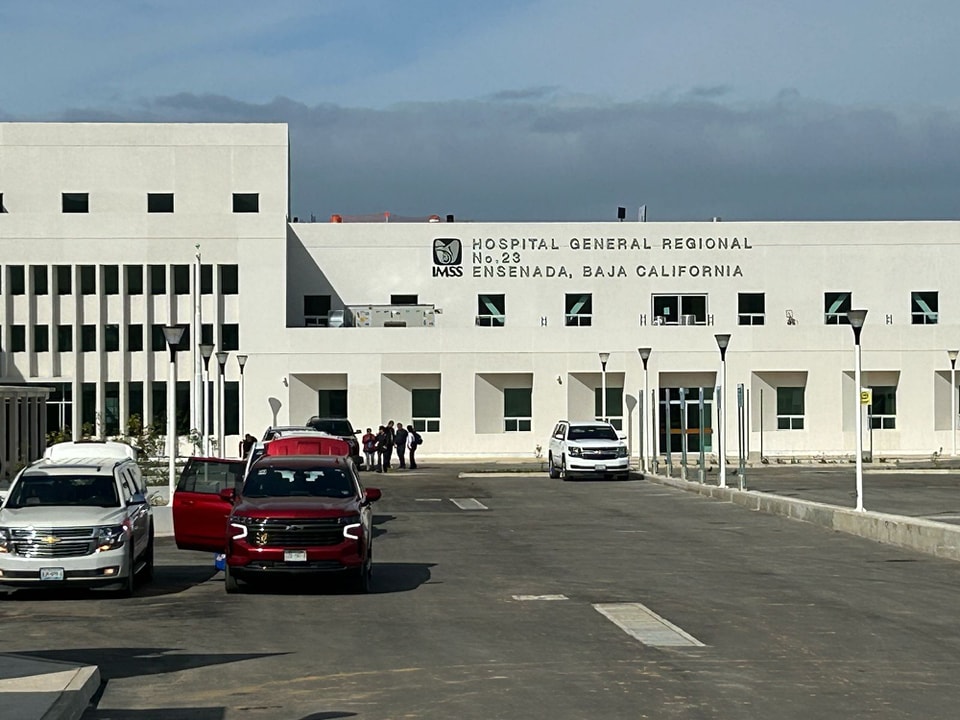 The brand-new IMSS Bienestar Hospital No. 23 opens its doors in Ensenada. Photo courtesy of El Vigía’s official Facebook page.