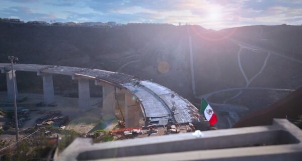 Tijuana’s Viaduct Rises Above the Border Wall