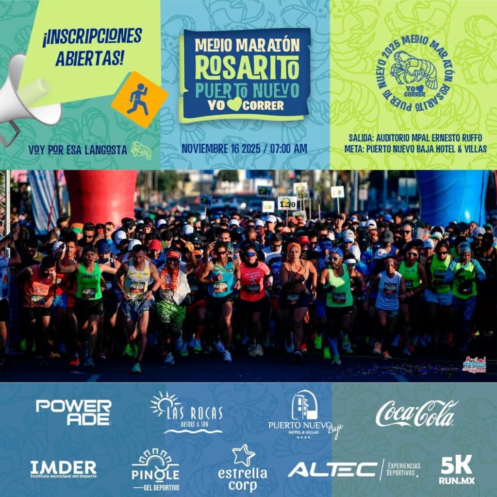 Rosarito Puerto Nuevo Half Marathon 2025