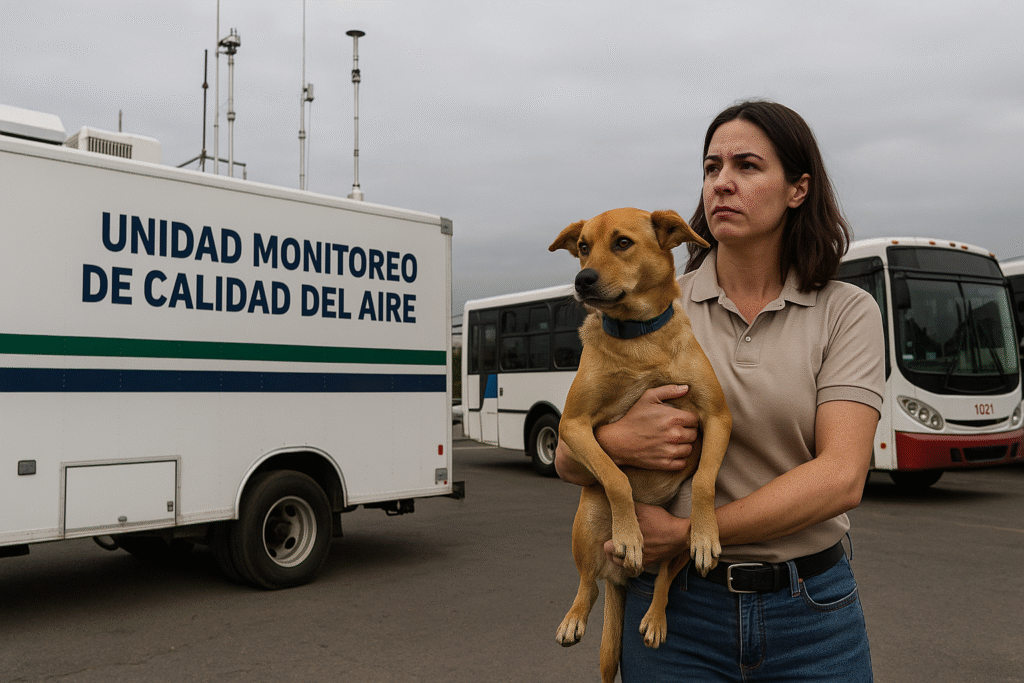 Air, Pets, and Transit in One Frame