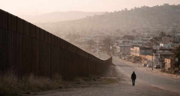 Morning Quiet Along the Tijuana Line