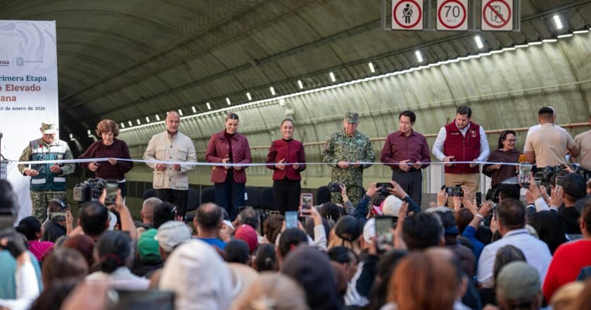 Claudia Sheinbaum Pardo inaugurated the first stage of the city’s Elevated Viaduct